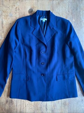 Pendleton Navy Blue Derby Days Women's Blazer Jacket
